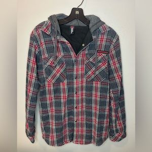 Never Summer Flannel Hoodie